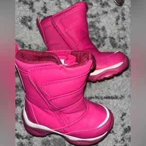 Land’s End pink winter boots